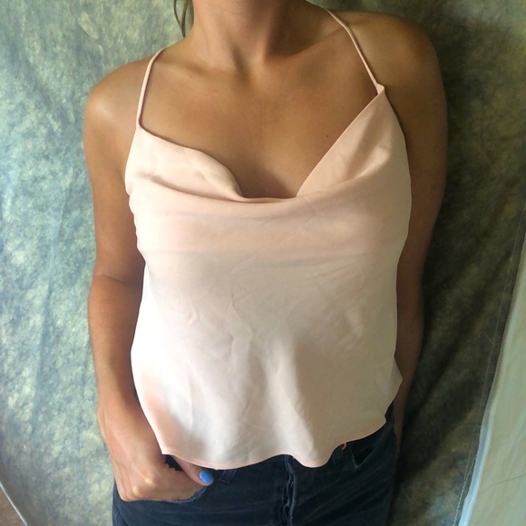 Forever 21 Tops - Scoop Silk Look String Top